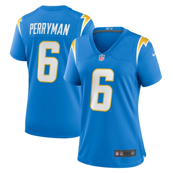 Denzel Perryman Los Angeles Chargers Nike Women's Game Jersey - Powder Blue - Image 2
