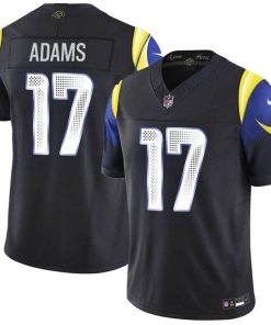 Davante Adams Los Angeles Rams Nike 2025 RIVALRIES Vapor Limited Jersey - Navy