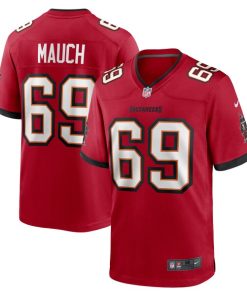 Cody Mauch Tampa Bay Buccaneers Nike  Game Jersey -  Red/Orange