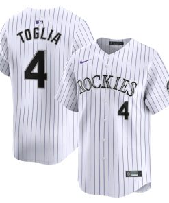 Michael Toglia Colorado Rockies Nike Home Limited Player Jersey - White