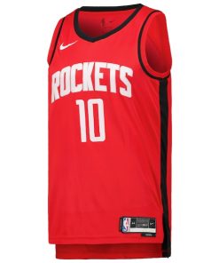 Alternative view of Jabari Smith Jr. Houston Rockets Nike Unisex Swingman Jersey - Icon Edition - Red