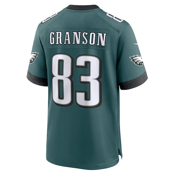 Kylen Granson Philadelphia Eagles Nike Team Game Jersey - Midnight Green - Image 3