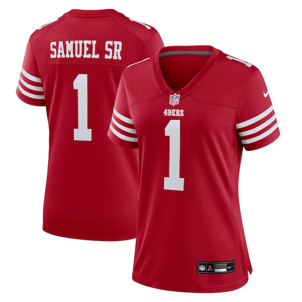 Deebo Samuel Sr San Francisco 49ers Nike Women's Game Jersey - Scarlet/White - Image 2