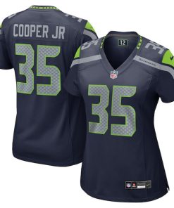 Ryan Cooper Jr. Seattle Seahawks Nike Women's Team Game Jersey -  College Navy