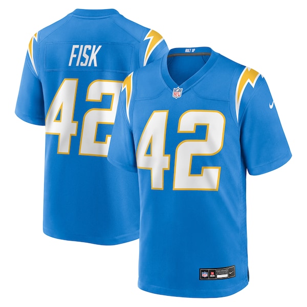 Tucker Fisk Los Angeles Chargers Nike Team Game Jersey - Powder Blue
