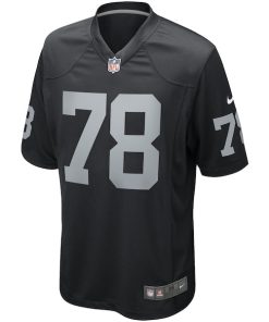 Alternative view of Art Shell Las Vegas Raiders Nike Game Retired Player Jersey - Black