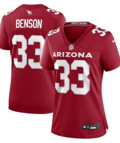 Alternative view of Trey Benson Arizona Cardinals Nike Women's  Game Jersey -  Cardinal