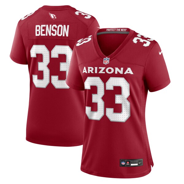 Trey Benson Arizona Cardinals Nike Women's Game Jersey - Cardinal - Image 2