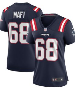 Atonio Mafi New England Patriots Nike Women's Team Game Jersey -  Navy