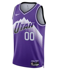 Alternative view of Utah Jazz Nike Unisex 2023/24 Custom Swingman Jersey - Purple - City Edition