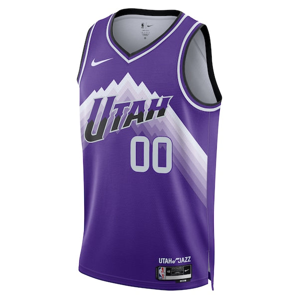 Utah Jazz Nike Unisex 2023/24 Custom Swingman Jersey - Purple - City Edition - Image 2
