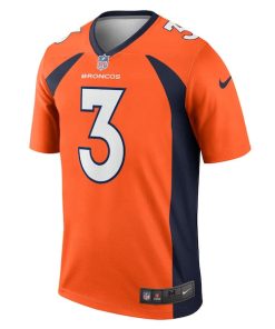 Alternative view of Russell Wilson Denver Broncos Nike Legend Jersey - Orange