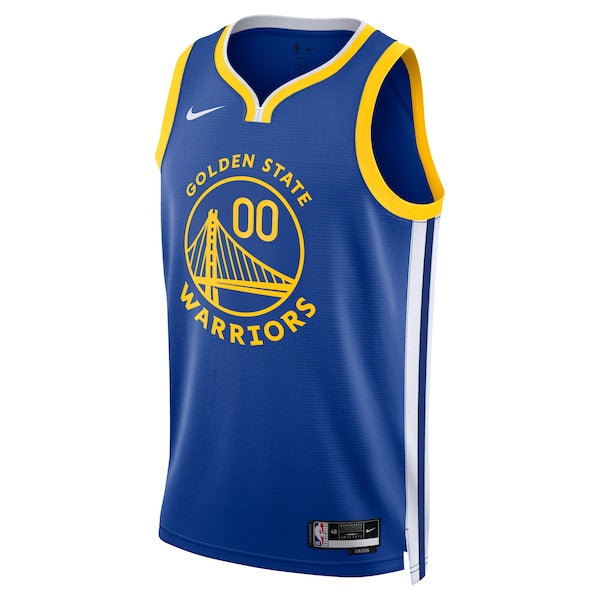 Jonathan Kuminga Golden State Warriors Nike Unisex Swingman Badge Player Jersey - Icon Edition - Royal - Image 2