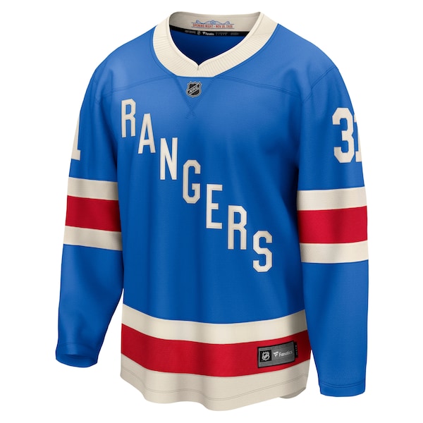Igor Shesterkin New York Rangers Centennial Breakaway Jersey - Blue - Image 2