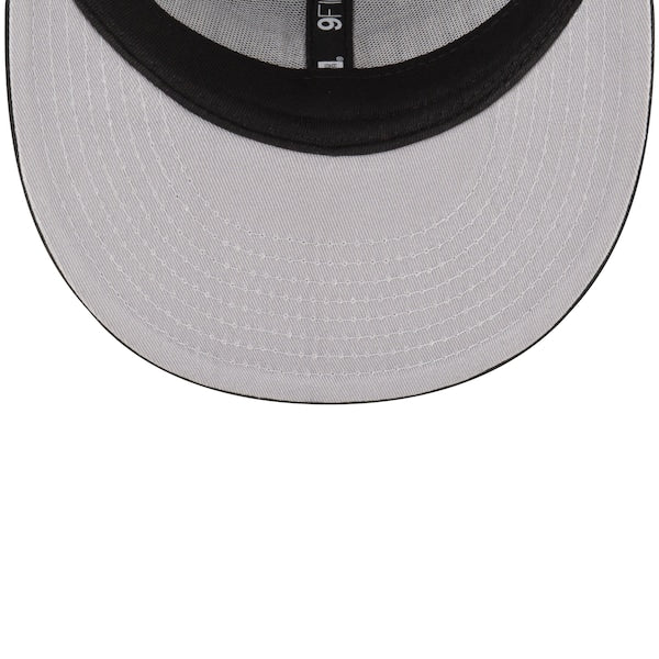 Kansas City Chiefs New Era Super Bowl LVIII Champions Locker Room Low Profile 9FIFTY Adjustable Hat - Cream/Black - Image 5