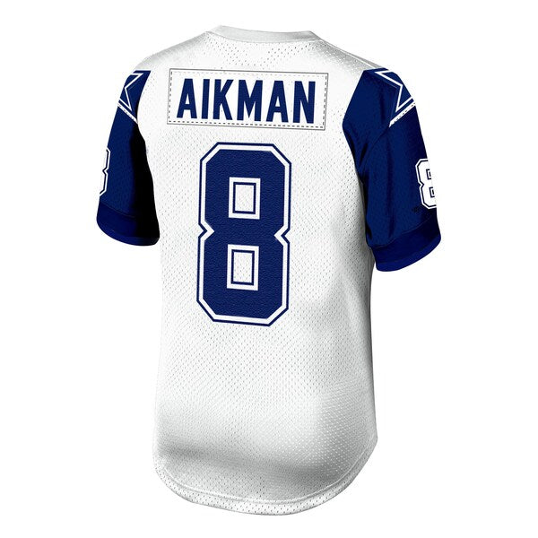 Troy Aikman Dallas Cowboys 1994 Authentic Throwback Retired Player Jersey - White - Image 3