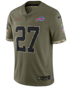 Alternative view of Tre'Davious White Buffalo Bills Nike 2022 Salute To Service Limited Jersey - Olive