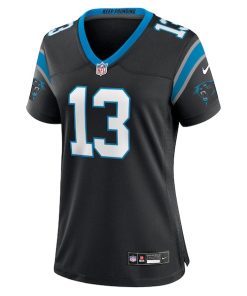 Alternative view of Troy Hill Carolina Panthers Nike Women's Team Game Jersey -  Black