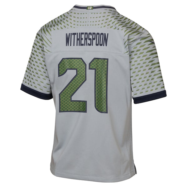 Devon Witherspoon Seattle Seahawks Nike Youth 2025 Rivalries Collection Game Jersey - Wolf Gray - Image 3
