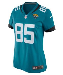 Alternative view of Brenton Strange Jacksonville Jaguars Nike Women's Team Game Jersey -  Teal