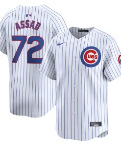 Javier Assad Chicago Cubs Nike Home Limited Player Jersey - White