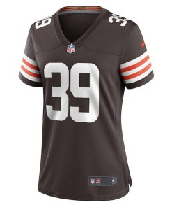 Alternative view of Lucas Havrisik Cleveland Browns Nike Women's Team Game Jersey -  Brown