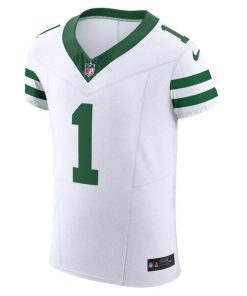 Alternative view of Ahmad Sauce Gardner New York Jets Nike Alternate Vapor F.U.S.E. Elite Jersey - White