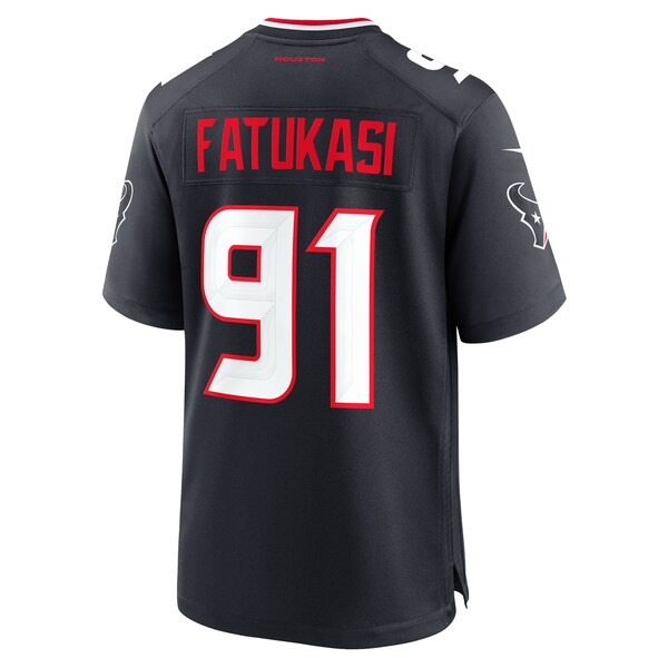 Folorunso Fatukasi Houston Texans Nike Team Game Jersey - Navy - Image 3