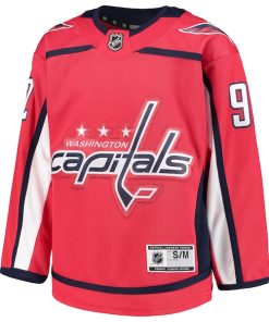 Alternative view of Evgeny Kuznetsov Washington Capitals Youth Home Premier Player Jersey - Red