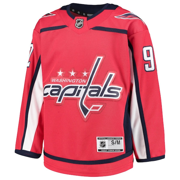 Evgeny Kuznetsov Washington Capitals Youth Home Premier Player Jersey - Red - Image 2