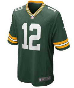 Alternative view of Aaron Rodgers Green Bay Packers Nike Game Player Jersey - Green