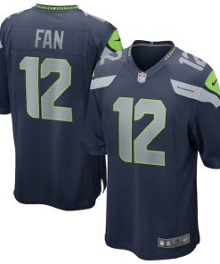 12s Seattle Seahawks Nike Team Game Jersey -  College Navy