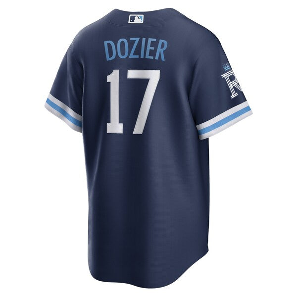 Hunter Dozier Kansas City Royals Nike City Connect Replica Player Jersey - Navy - Image 3