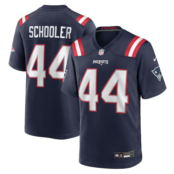 Brenden Schooler New England Patriots Nike Team Game Jersey - Navy