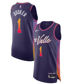Nike Devin Booker Phoenix Suns  Authentic Jersey - City Edition - Purple
