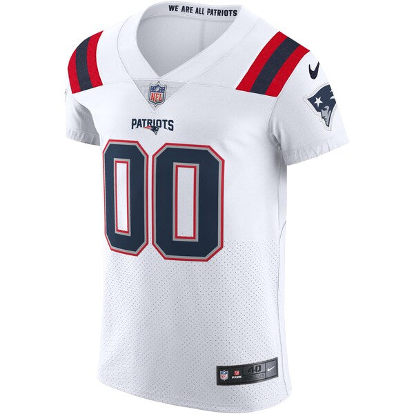 New England Patriots Nike Vapor Elite Custom Jersey - White - Image 2