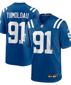 JT Tuimoloau Indianapolis Colts Nike Team Game Jersey -  Royal