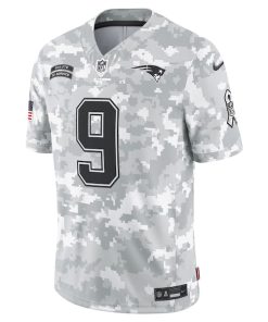 Alternative view of Matthew Judon New England Patriots Nike 2024 Salute to Service Limited Jersey - Arctic Camo