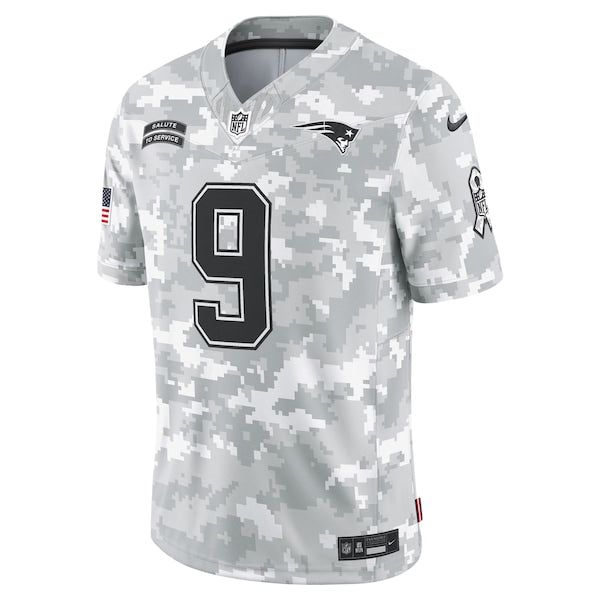 Matthew Judon New England Patriots Nike 2024 Salute to Service Limited Jersey - Arctic Camo - Image 2