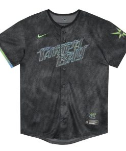 Alternative view of Tampa Bay Rays Nike Preschool City Connect Jersey - Black