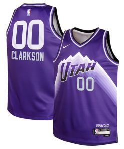Jordan Clarkson Utah Jazz Nike Youth  Swingman Replica Jersey - City Edition - Purple