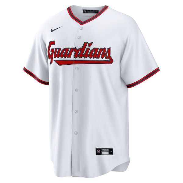 Cleveland Guardians Nike Youth Home Replica 2.0 Jersey - White - Image 2