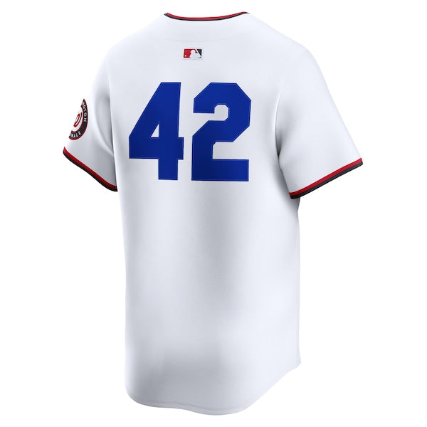 Washington Nationals Nike Home 2025 Jackie Robinson Day Limited Jersey?ยจC White - Image 3