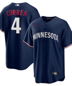 Carlos Correa Minnesota Twins Nike Alternate Replica Player Jersey - Navy/White