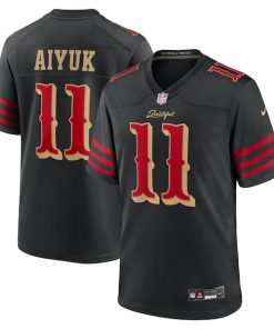 Brandon Aiyuk San Francisco 49ers Nike 2025 Rivalries Collection Game Jersey - Black