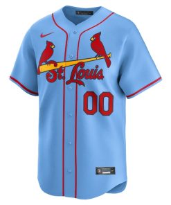 Alternative view of St. Louis Cardinals Nike  Alternate Limited Custom Jersey?¨C Light Blue