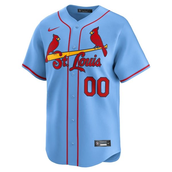 St. Louis Cardinals Nike Alternate Limited Custom Jersey?ยจC Light Blue - Image 2