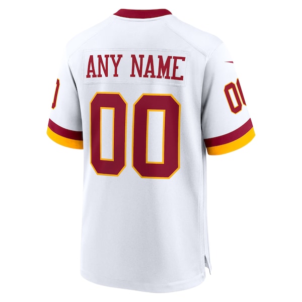 Men's Nike Washington Commanders Game Super Bowl Era Custom Jersey- White/Burgundy - Image 4