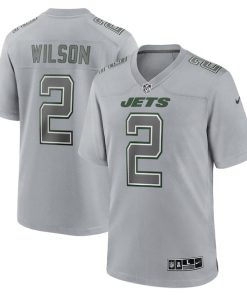 Zach Wilson New York Jets Nike Atmosphere Fashion Game Jersey - Gray