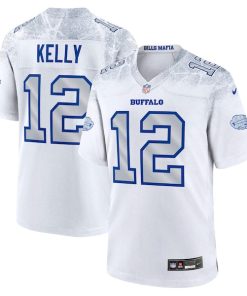 Jim Kelly Buffalo Bills Nike 2025 Rivalries Collection Retired Player Game Jersey - White